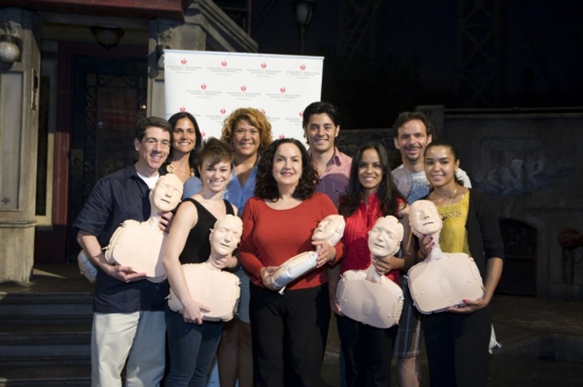 Tony Chiroldes, Barbara Trujillo Gomez, Sara Dobbs, Doreen Montalvo, Olga Merediz, George Akram, Maria Vargas-Pion, Rick NegrÃ�'Â³n, Okyro Collazo, and Sarah Gillen at 